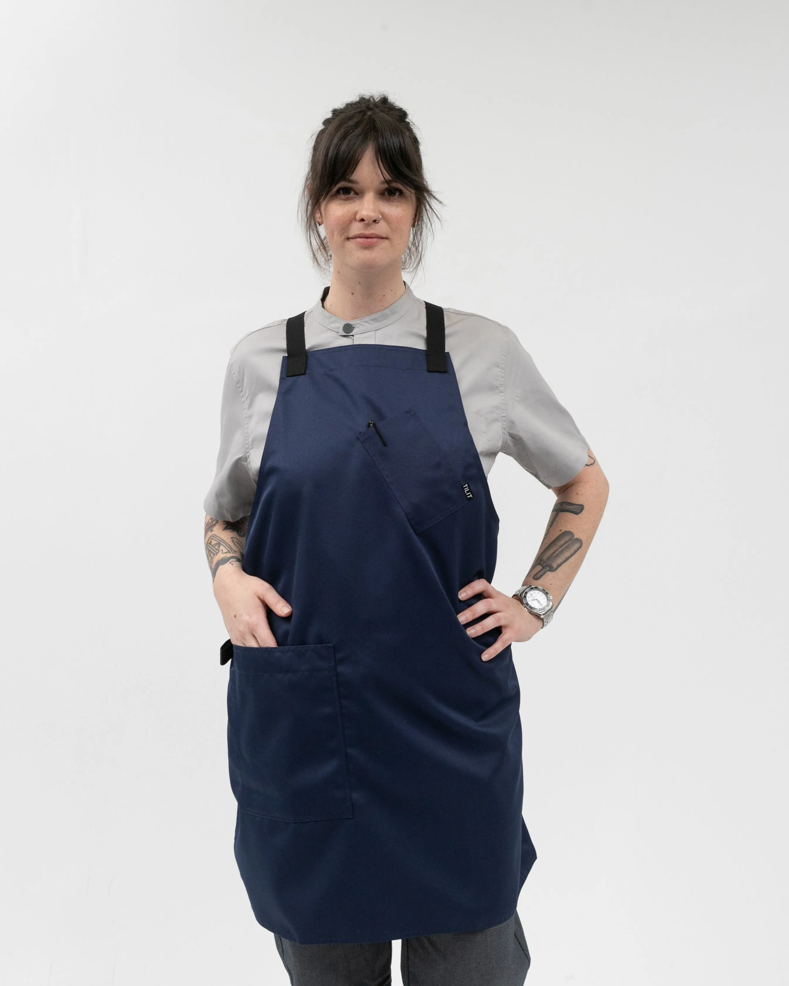 Utility Cross Back Apron sold by Tilit NYC product image thumbnail 3