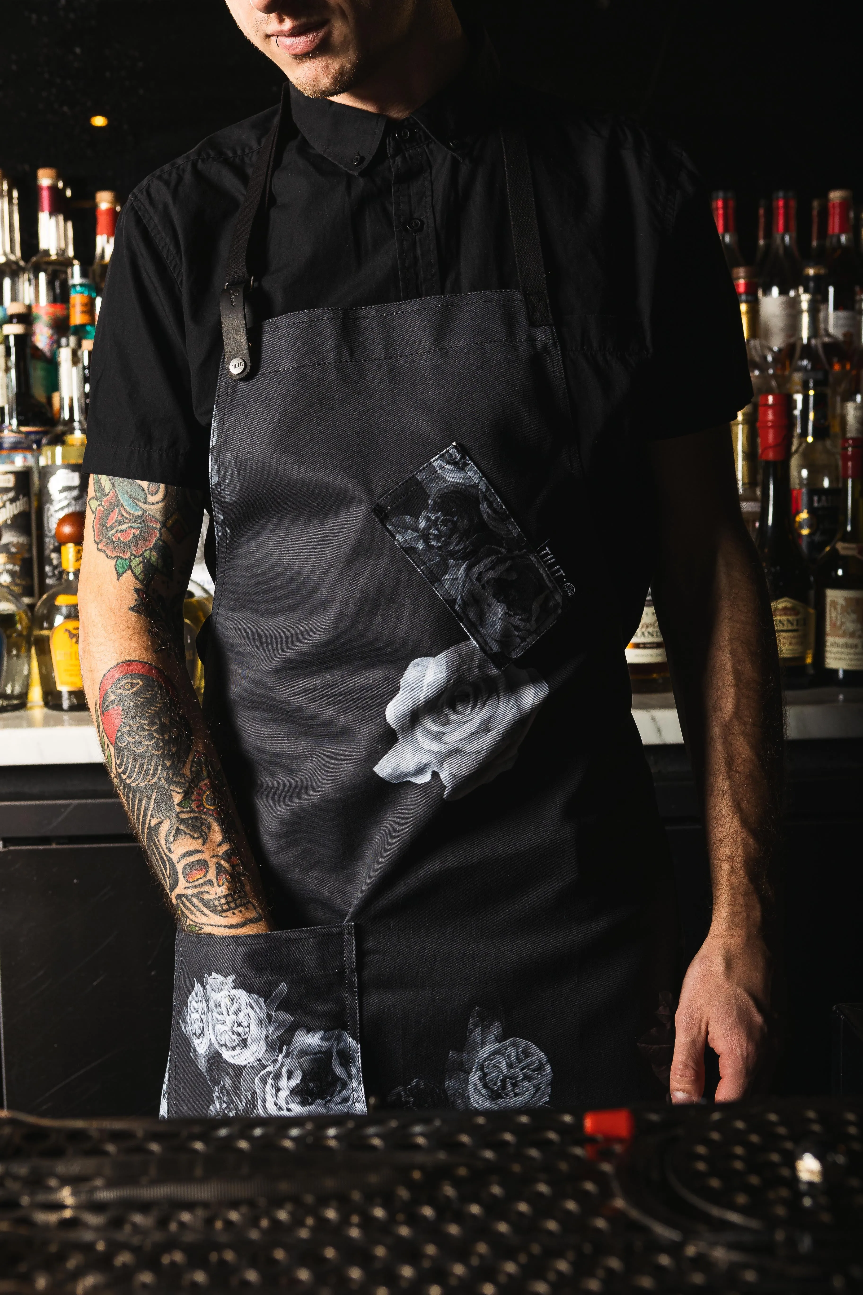 Death & Co. Chef Bib Florist Apron sold by Tilit NYC product image thumbnail 2