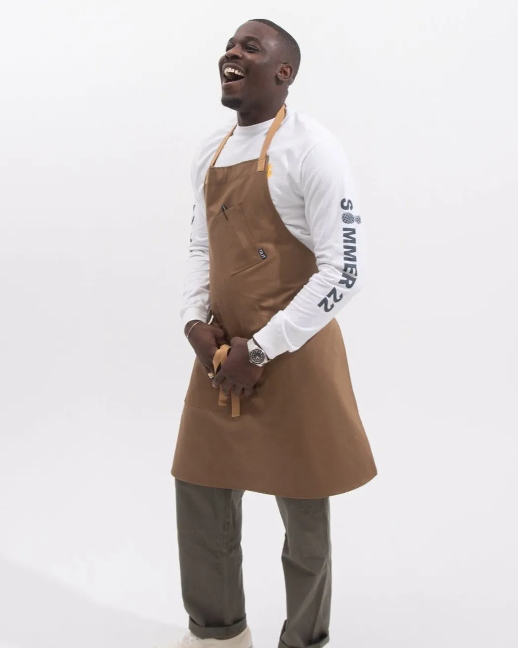 Brooklyn Denim Chef Bib Apron sold by Tilit NYC product image thumbnail 2