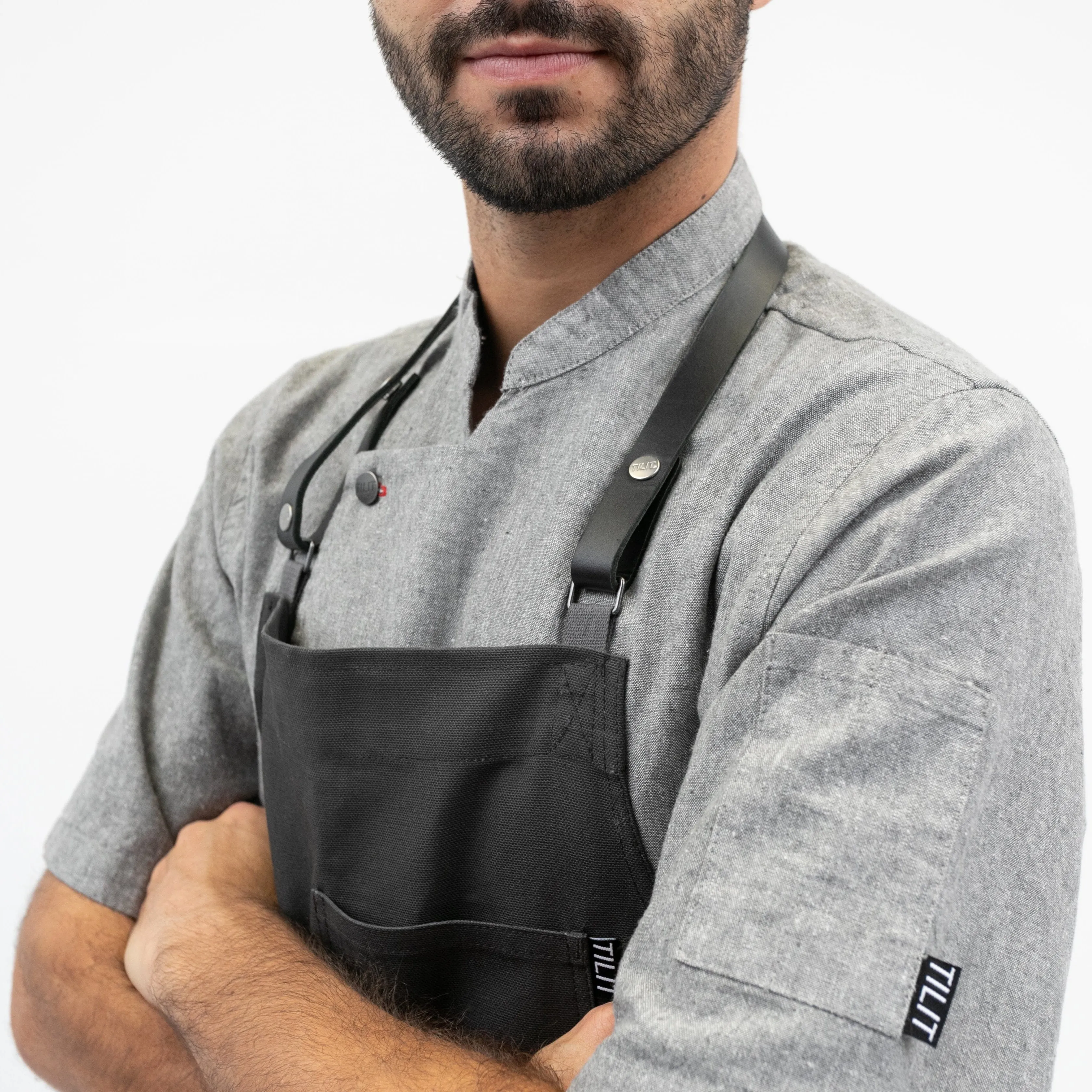 Luxe Chef Bib Apron sold by Tilit NYC product image thumbnail 5