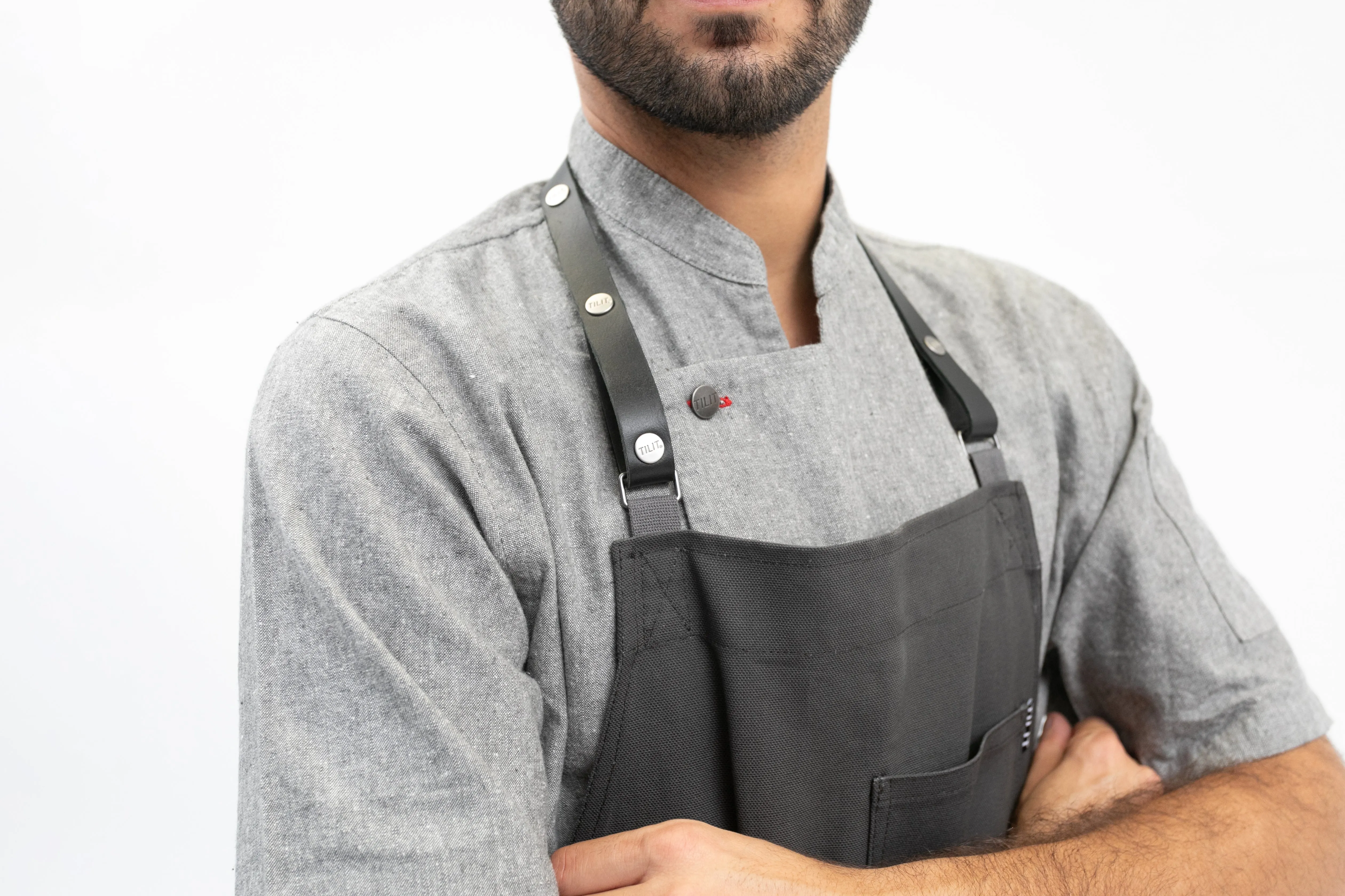Luxe Chef Bib Apron sold by Tilit NYC product image thumbnail 3