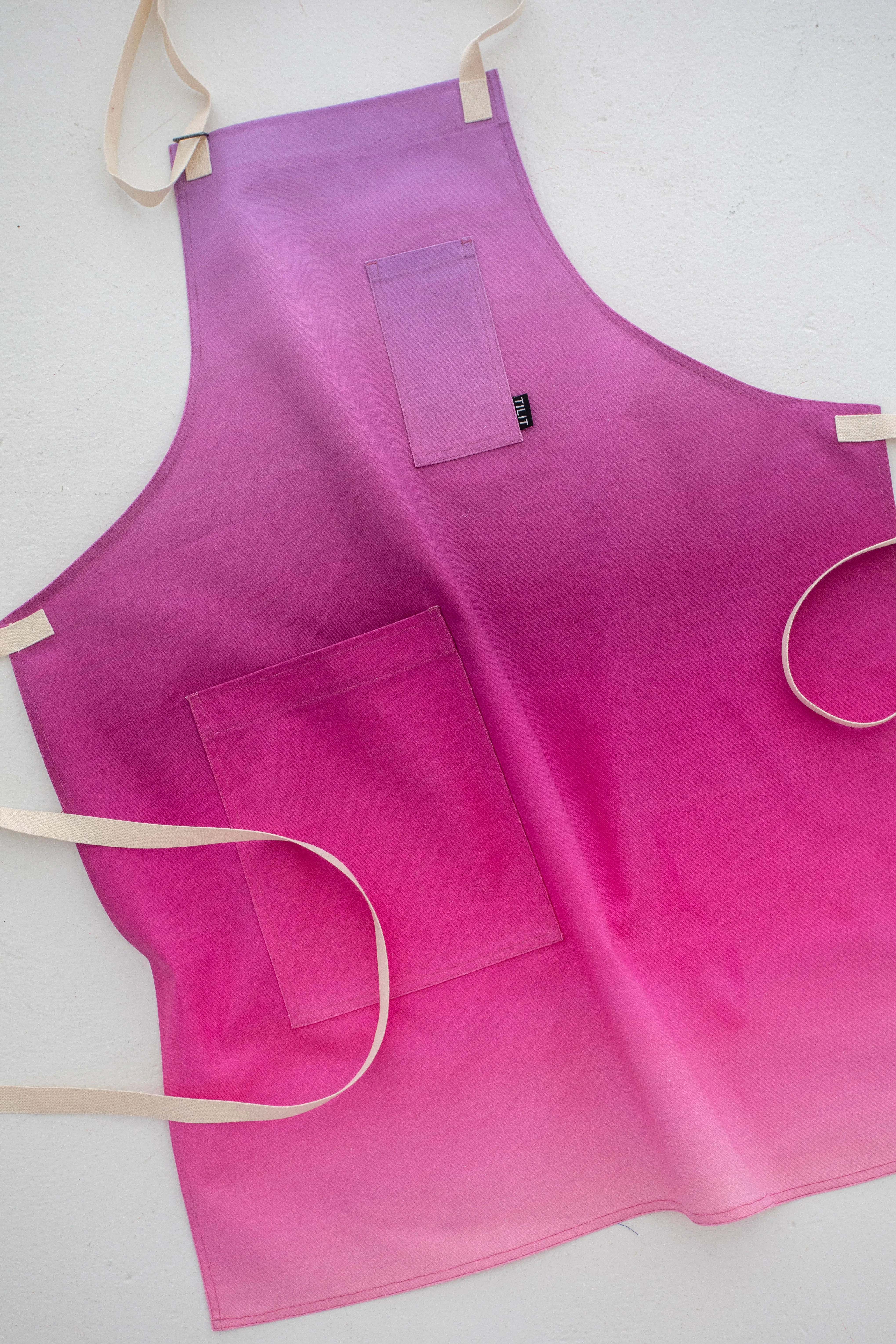 TILIT Purple Chef Ombre Bib Apron sold by Tilit NYC product image thumbnail 5