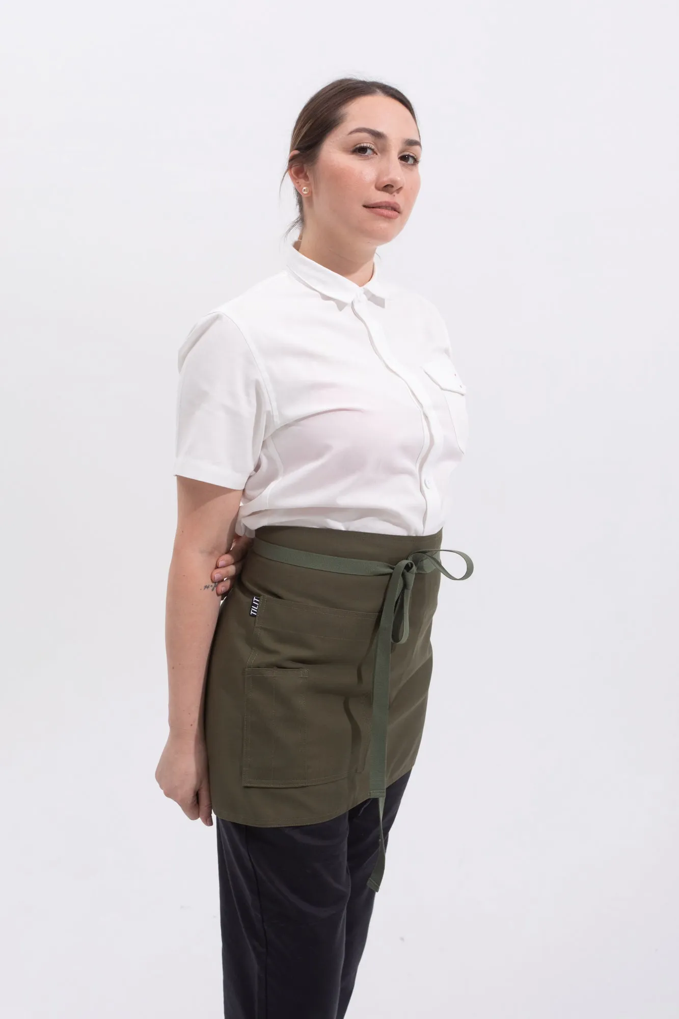 Shorty Server Waist Apron sold by Tilit NYC product image thumbnail 4