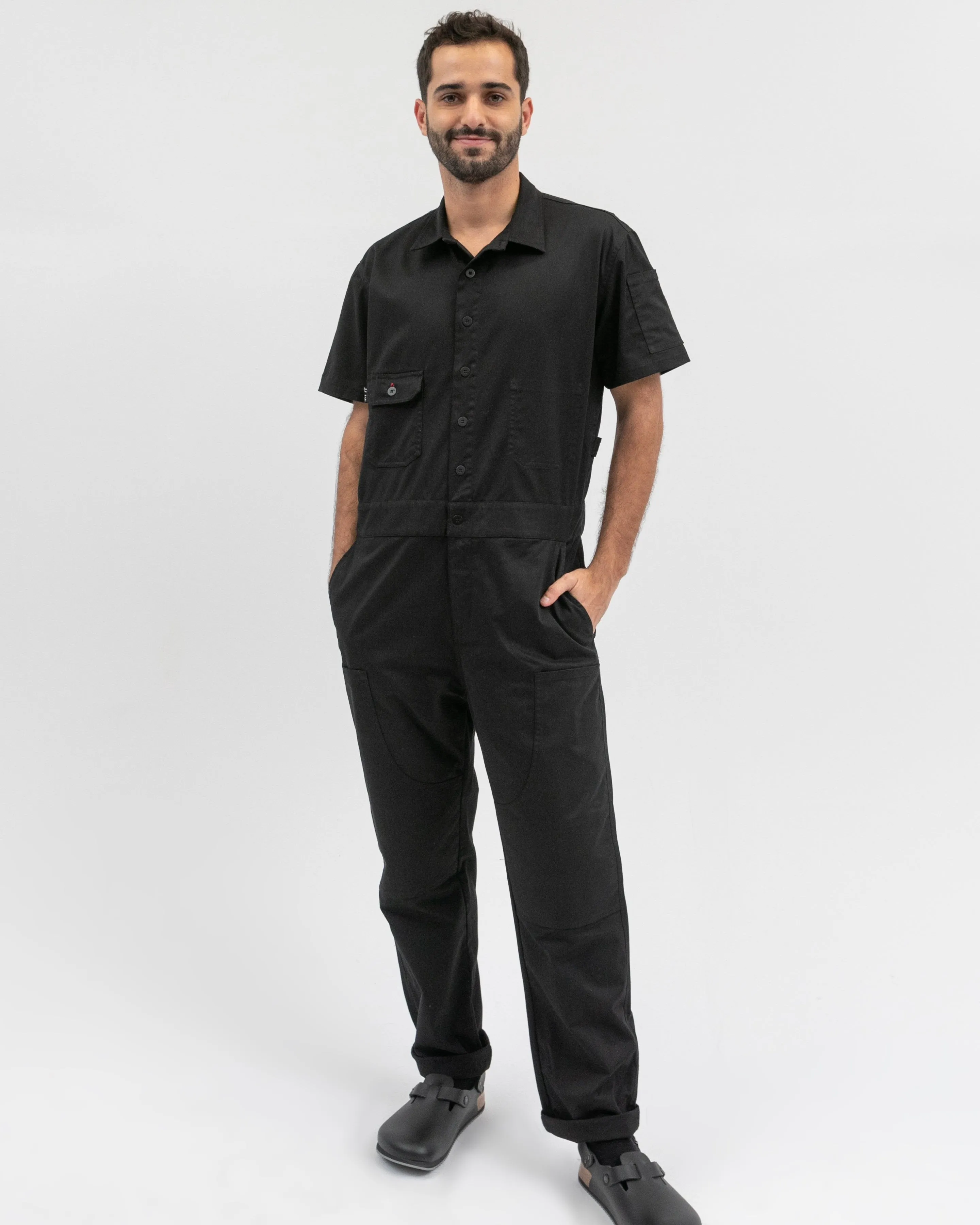 Men's Short Sleeve Jumpsuit sold by Tilit NYC product image thumbnail 2