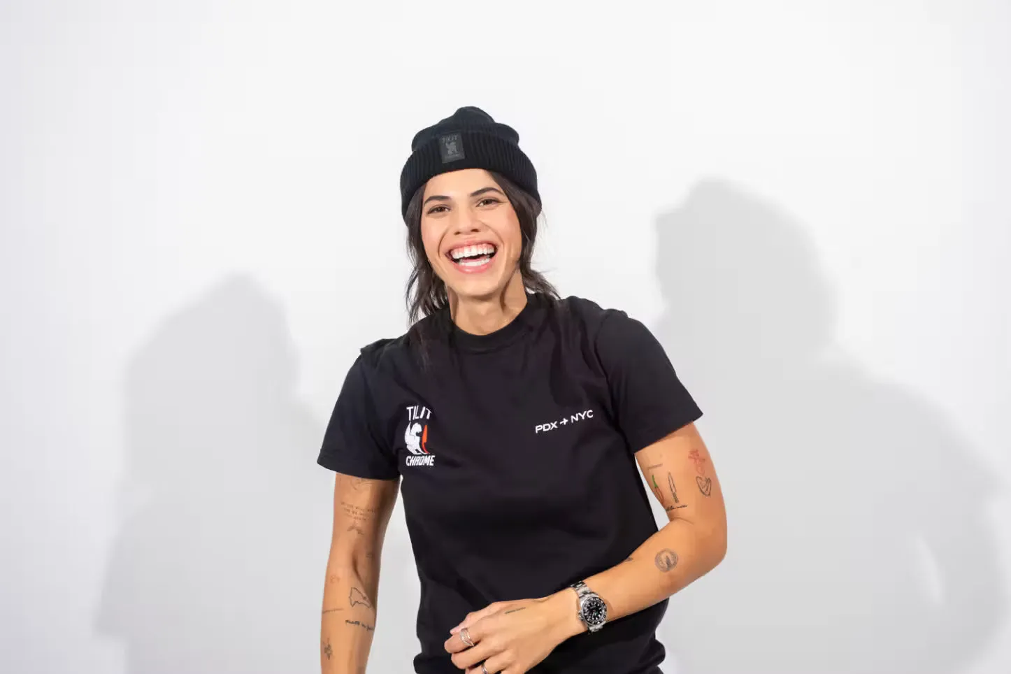 TILIT x Chrome Chef Beanie sold by Tilit NYC product image thumbnail 2