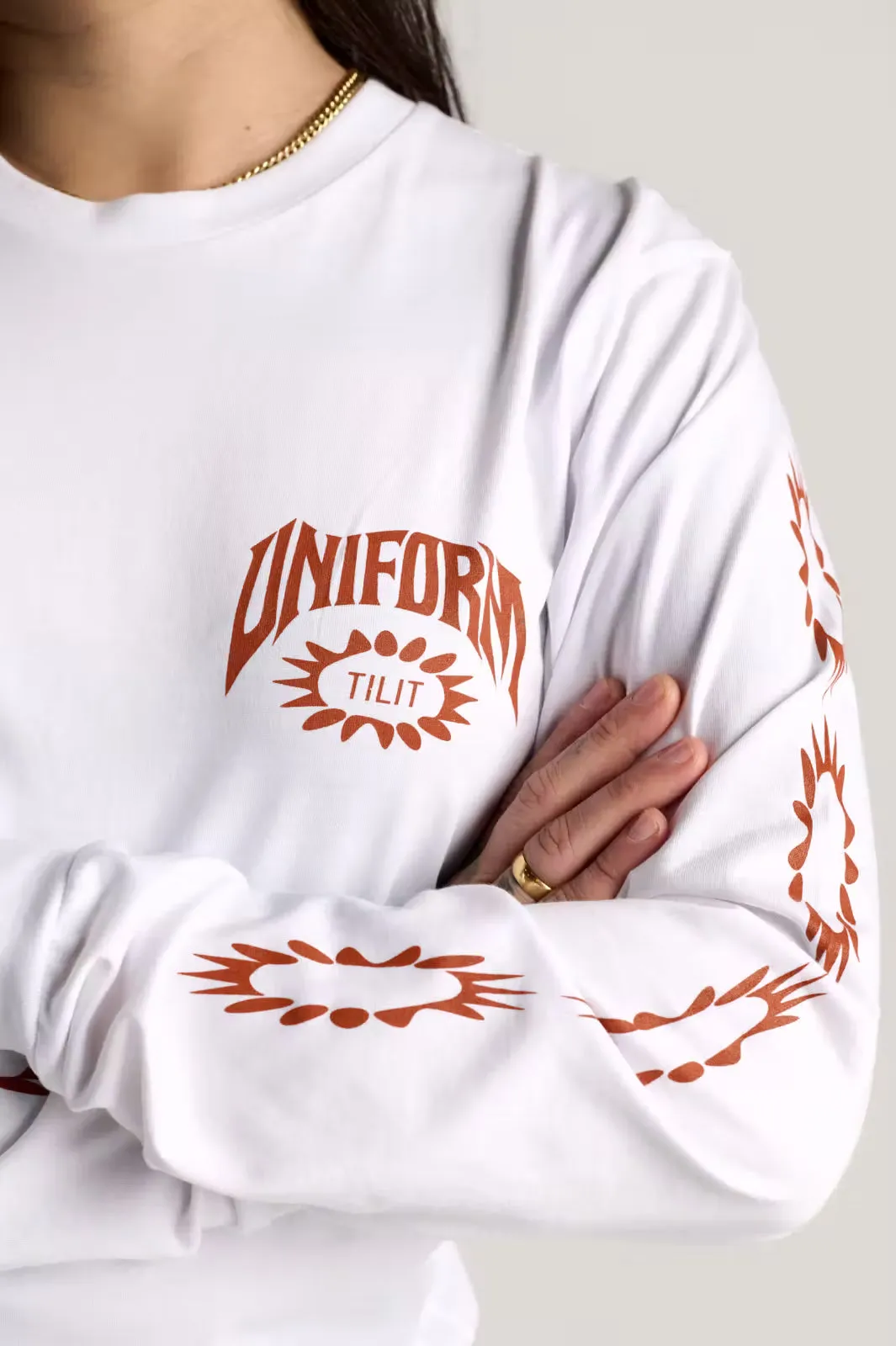 Uniform Graphic Long Sleeve T-Shirt sold by Tilit NYC product image thumbnail 2