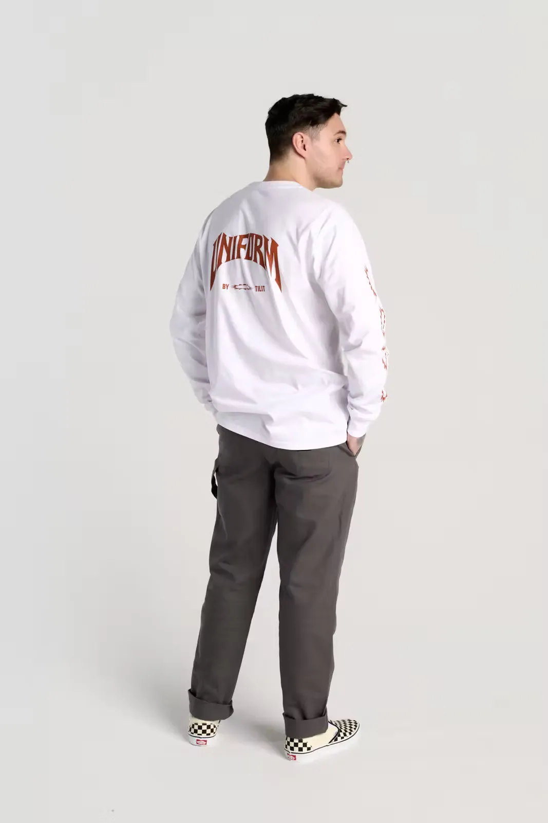 Uniform Graphic Long Sleeve T-Shirt sold by Tilit NYC product image thumbnail 3