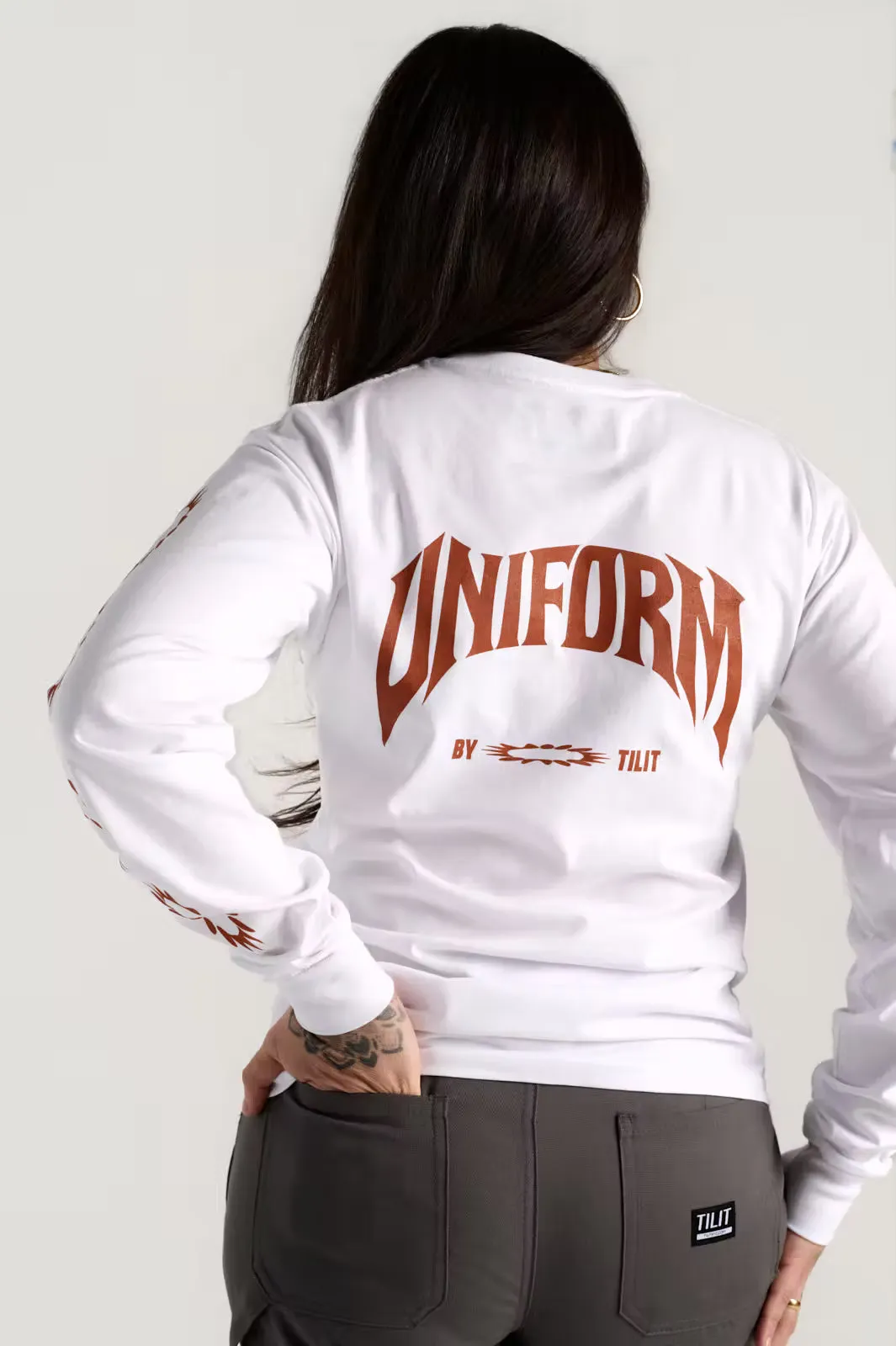 Uniform Graphic Long Sleeve T-Shirt sold by Tilit NYC product image thumbnail 4