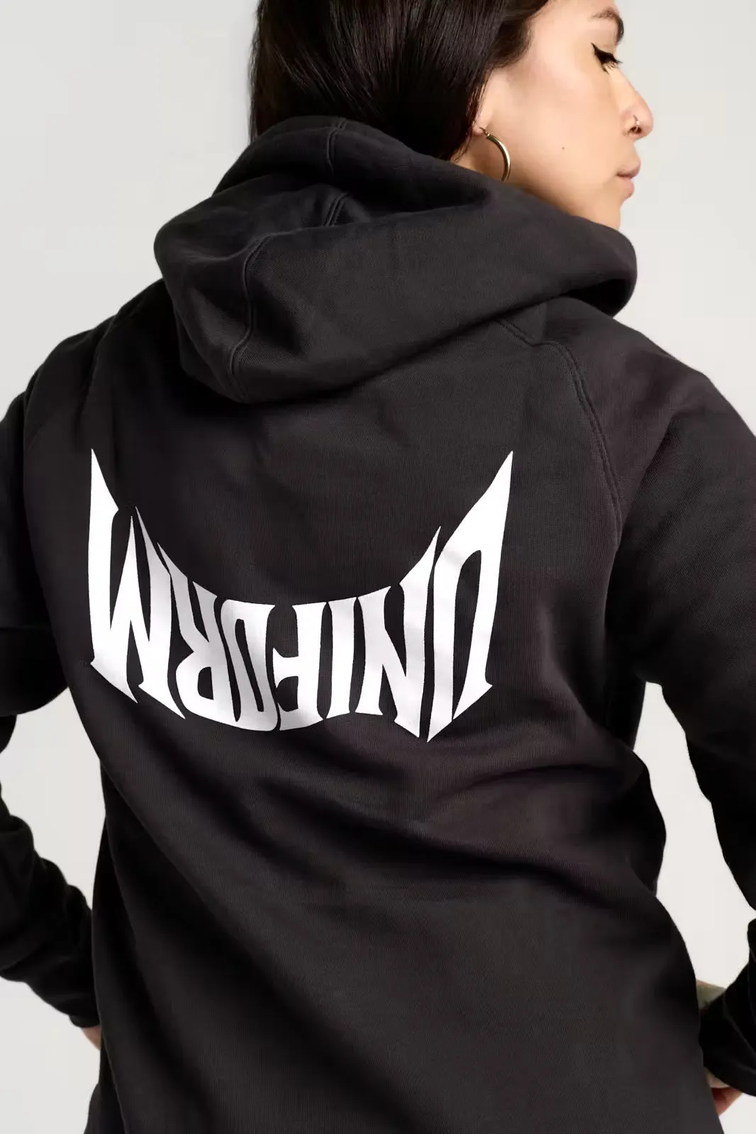 Uniform Graphic Pullover Hoodie sold by Tilit NYC product image thumbnail 3