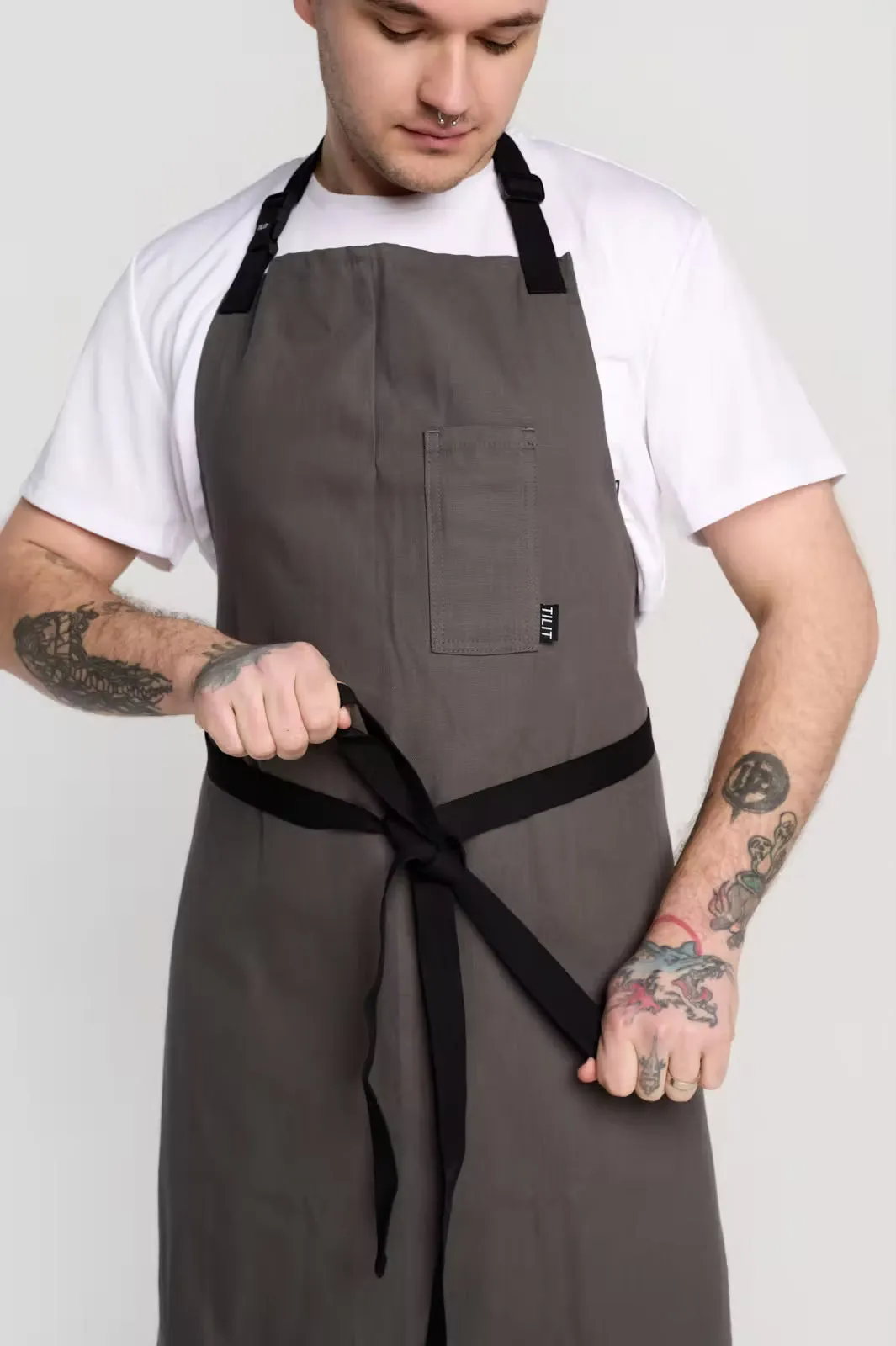 XL Canvas Chef Apron sold by Tilit NYC product image thumbnail 2