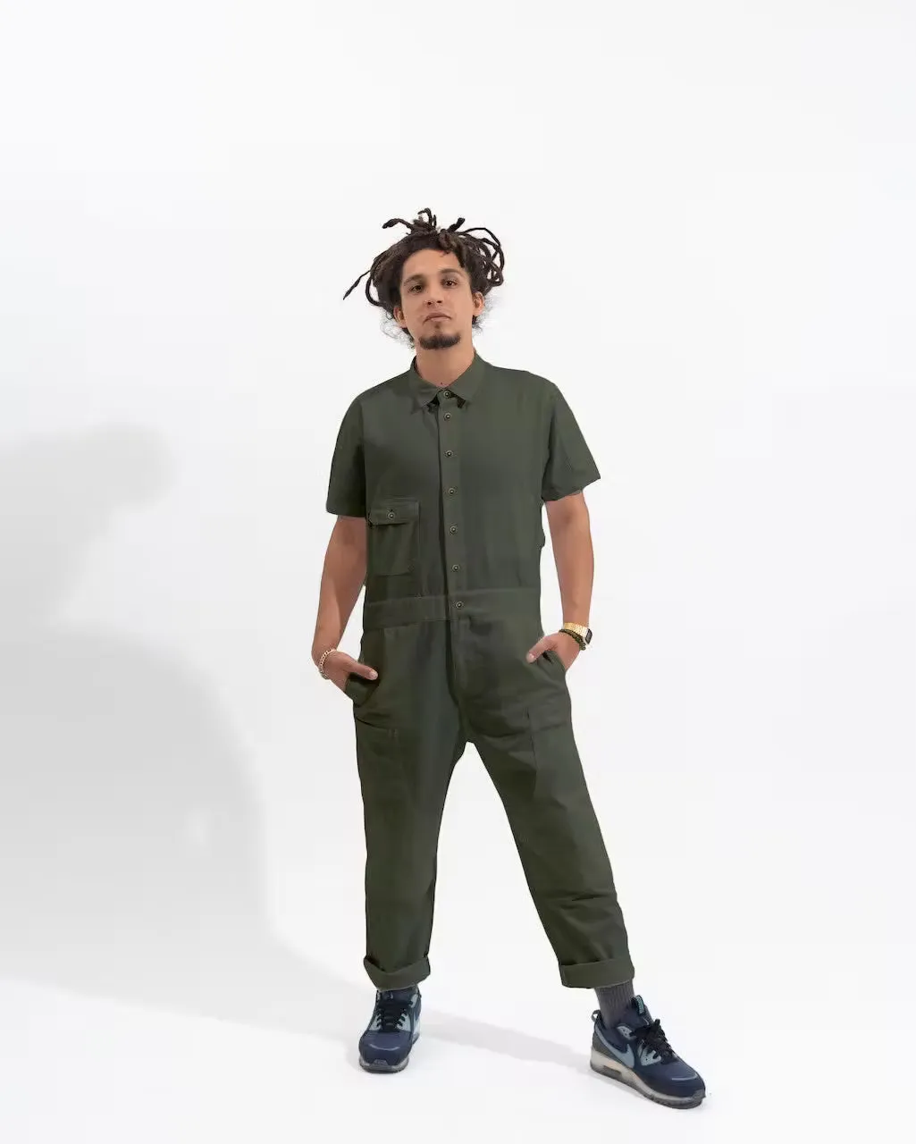 Men's Short Sleeve Jumpsuit sold by Tilit NYC product image thumbnail 3
