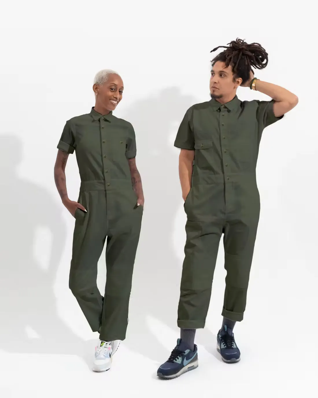 Women's Short Sleeve Jumpsuit sold by Tilit NYC product image thumbnail 3