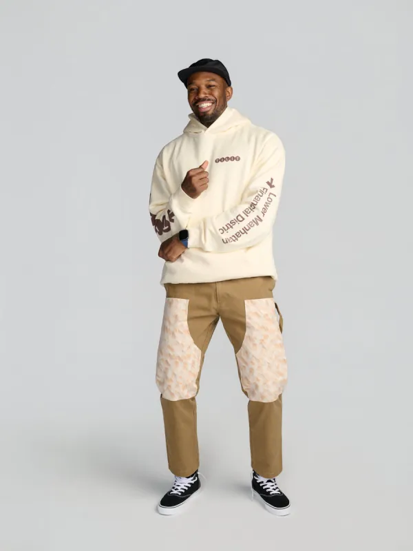 Feather Print Sunday Pants made by Tilit NYC