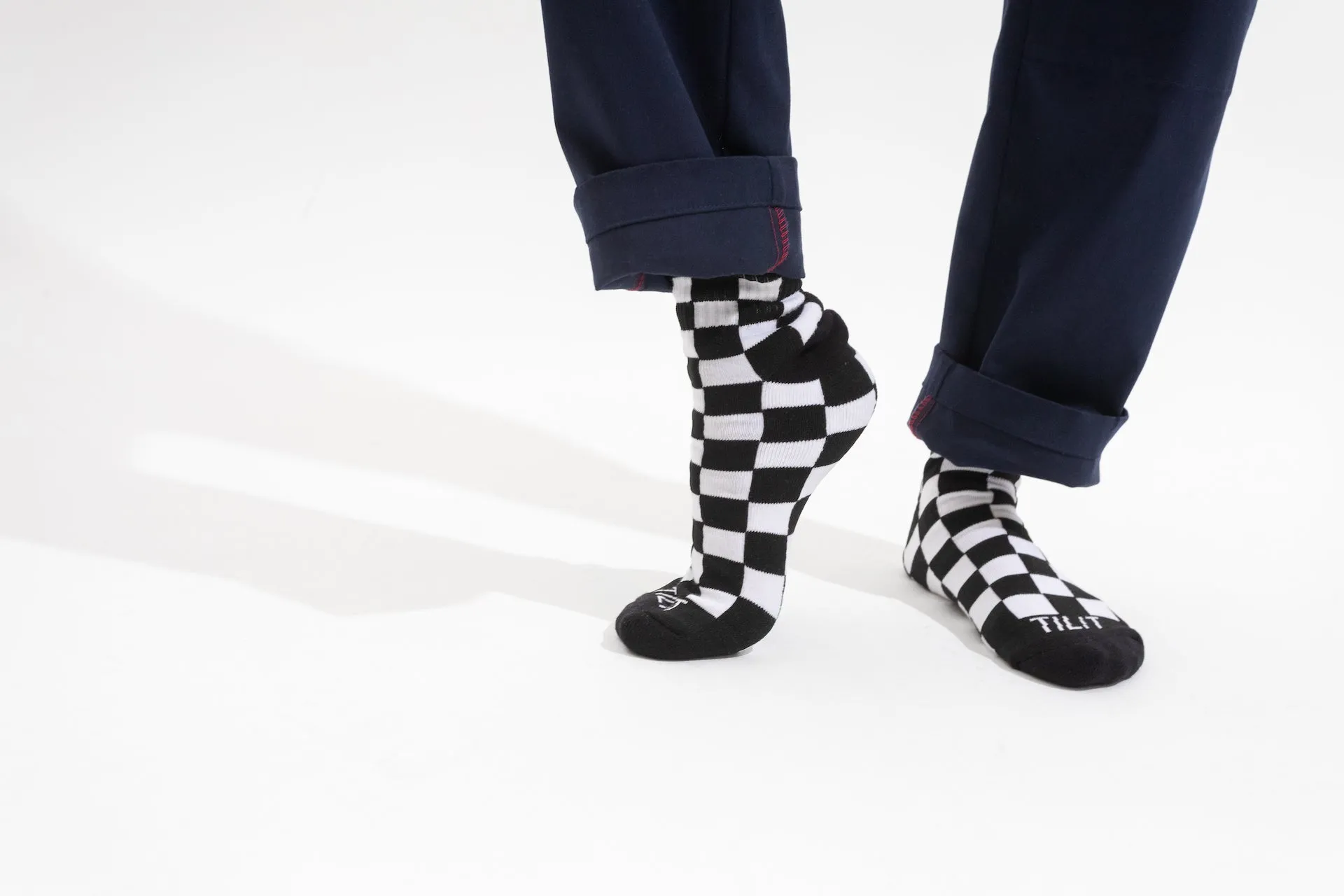 Tilit Checkered Socks sold by Tilit NYC product image thumbnail 3