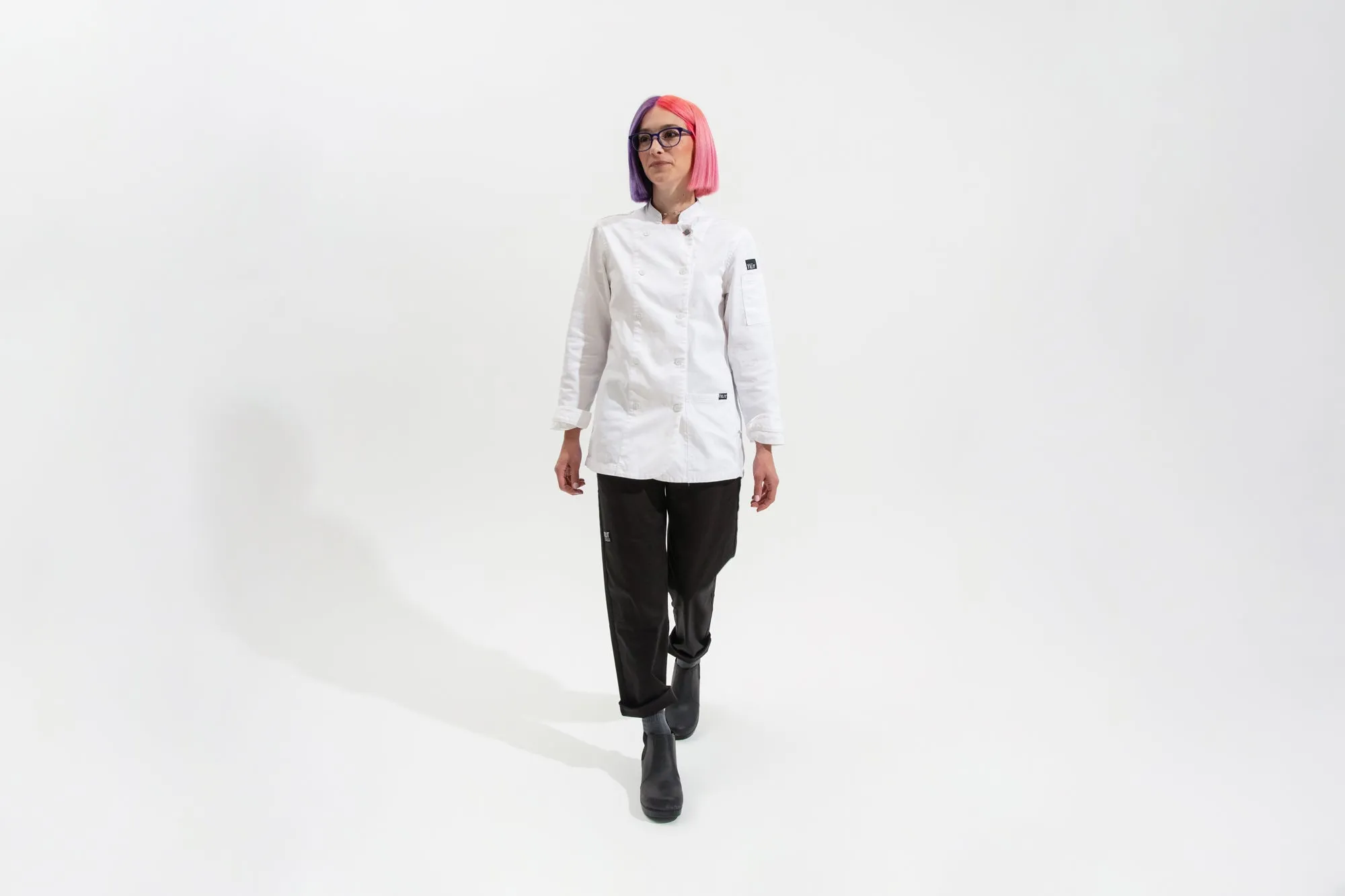 Long Sleeved Women's Chef Coat sold by Tilit NYC product image thumbnail 5