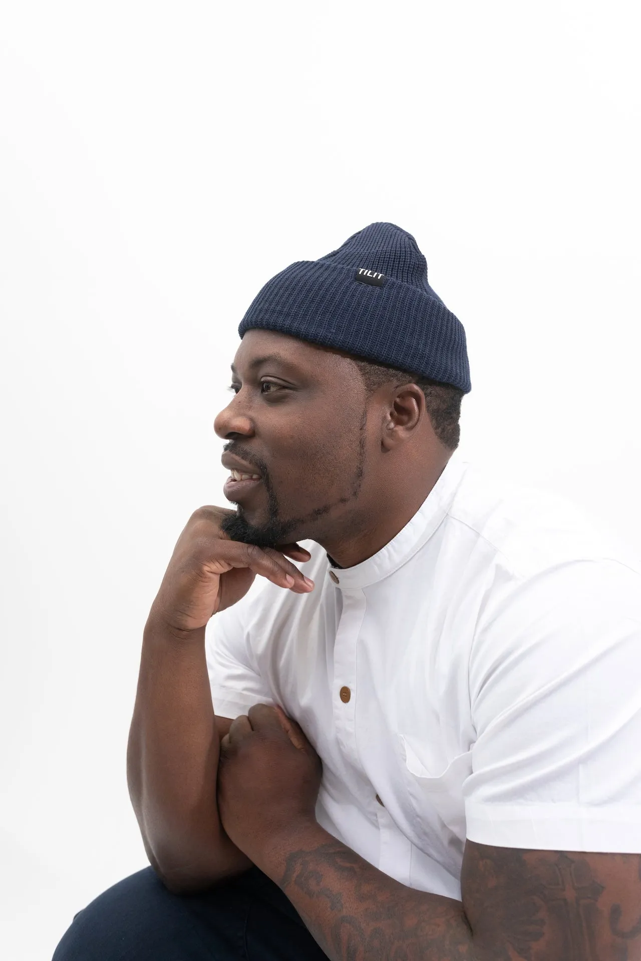 Over Easy Watch Cap sold by Tilit NYC product image thumbnail 3