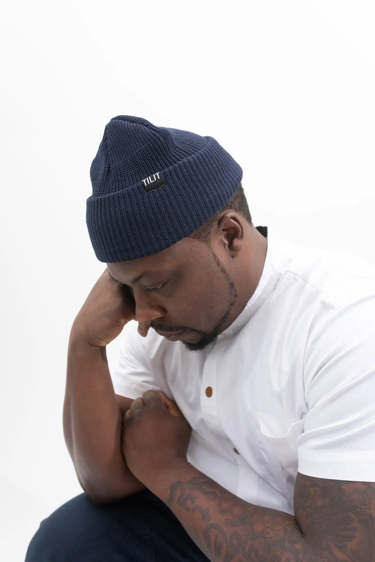 Over Easy Watch Cap sold by Tilit NYC product image thumbnail 4