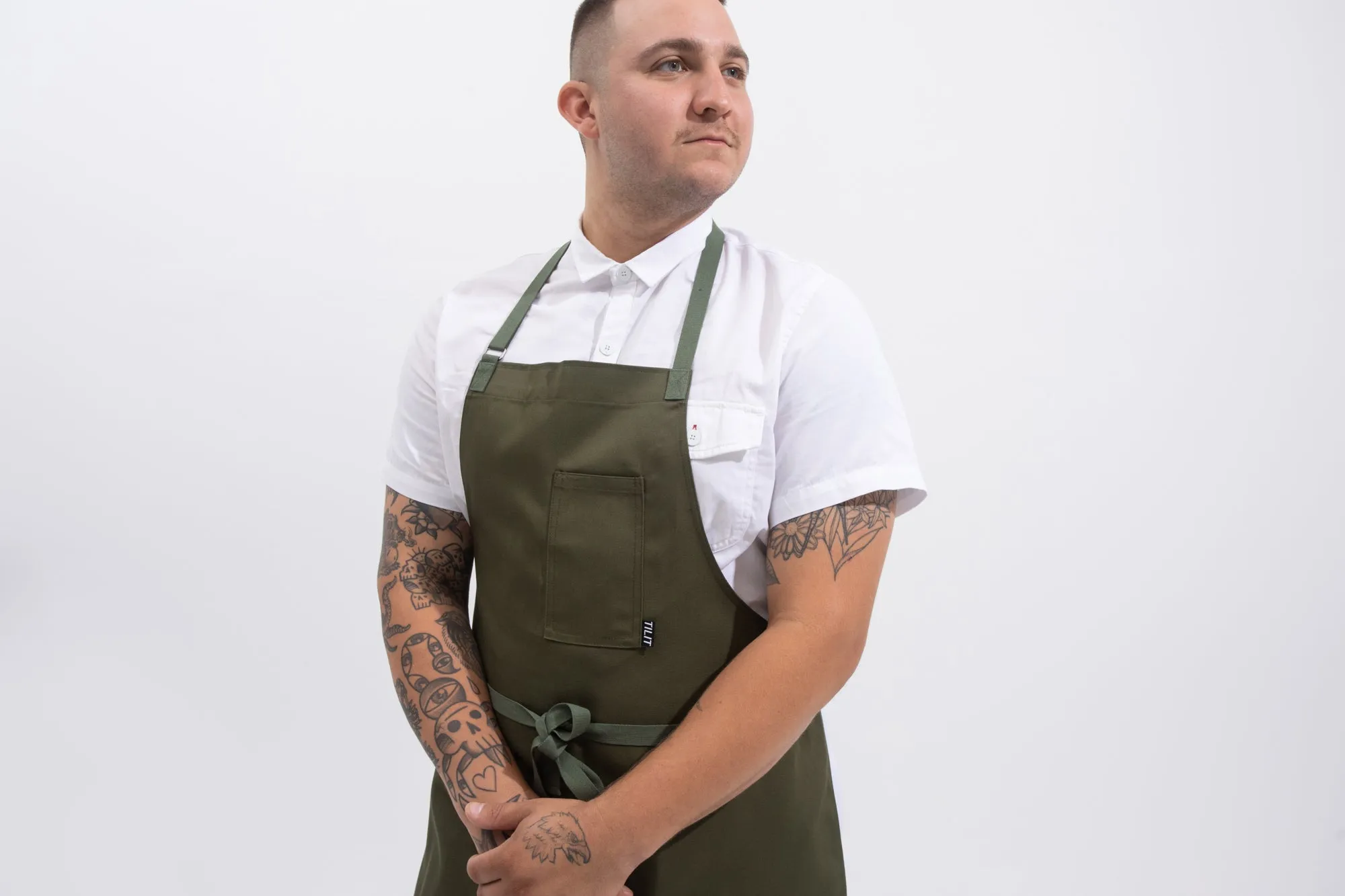 Wrinkle Free Chef Aprons sold by Tilit NYC product image thumbnail 4