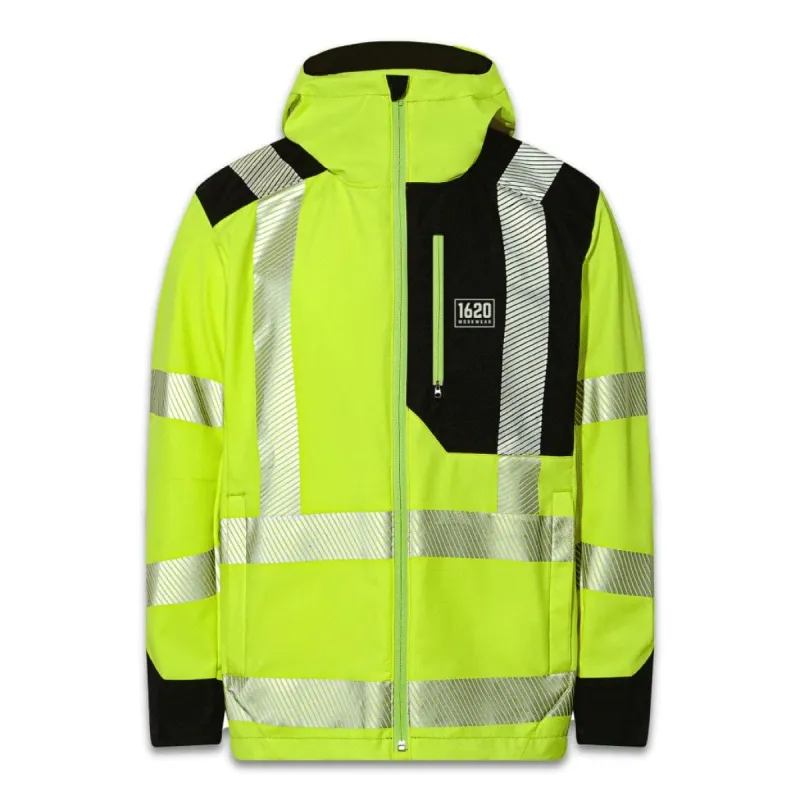 Hi Vis Softshell Work Jacket - FINAL SALE sold by 1620 Workwear