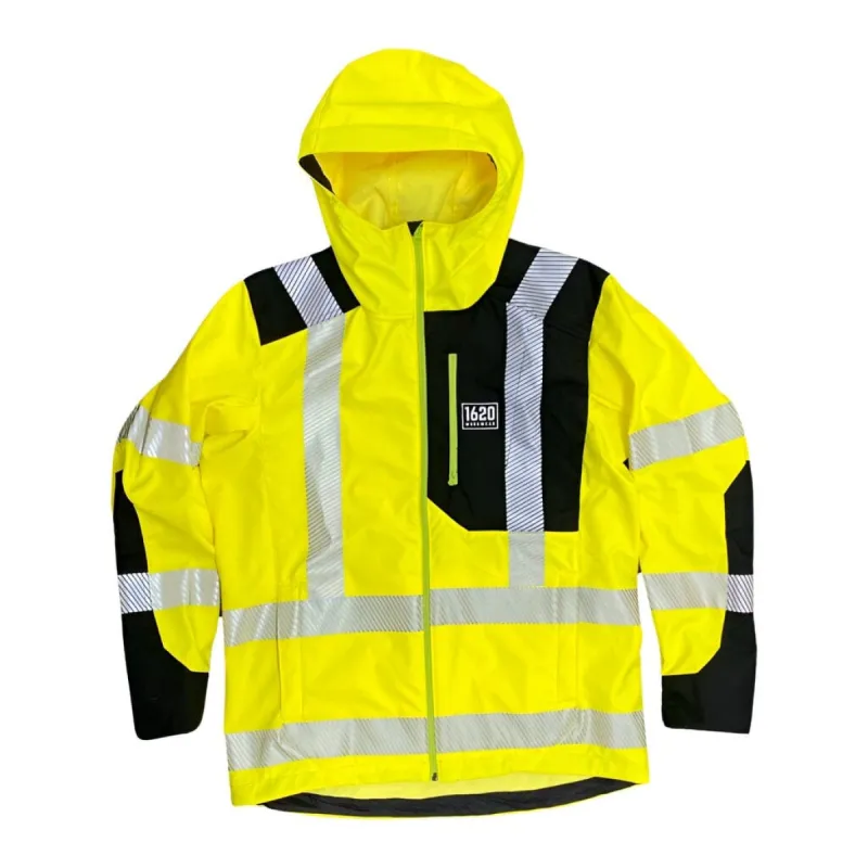 Hi Vis Softshell Work Jacket - XXL - FINAL SALE sold by 1620 Workwear