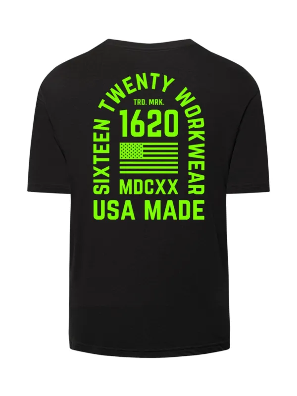 Stacked Logo Shirt Short Sleeve sold by 1620 Workwear