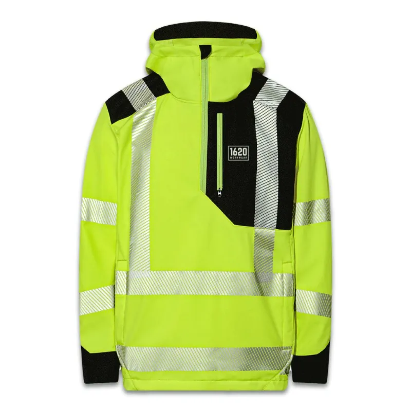 Hi Vis Softshell Work Anorak - CLOSEOUT sold by 1620 Workwear