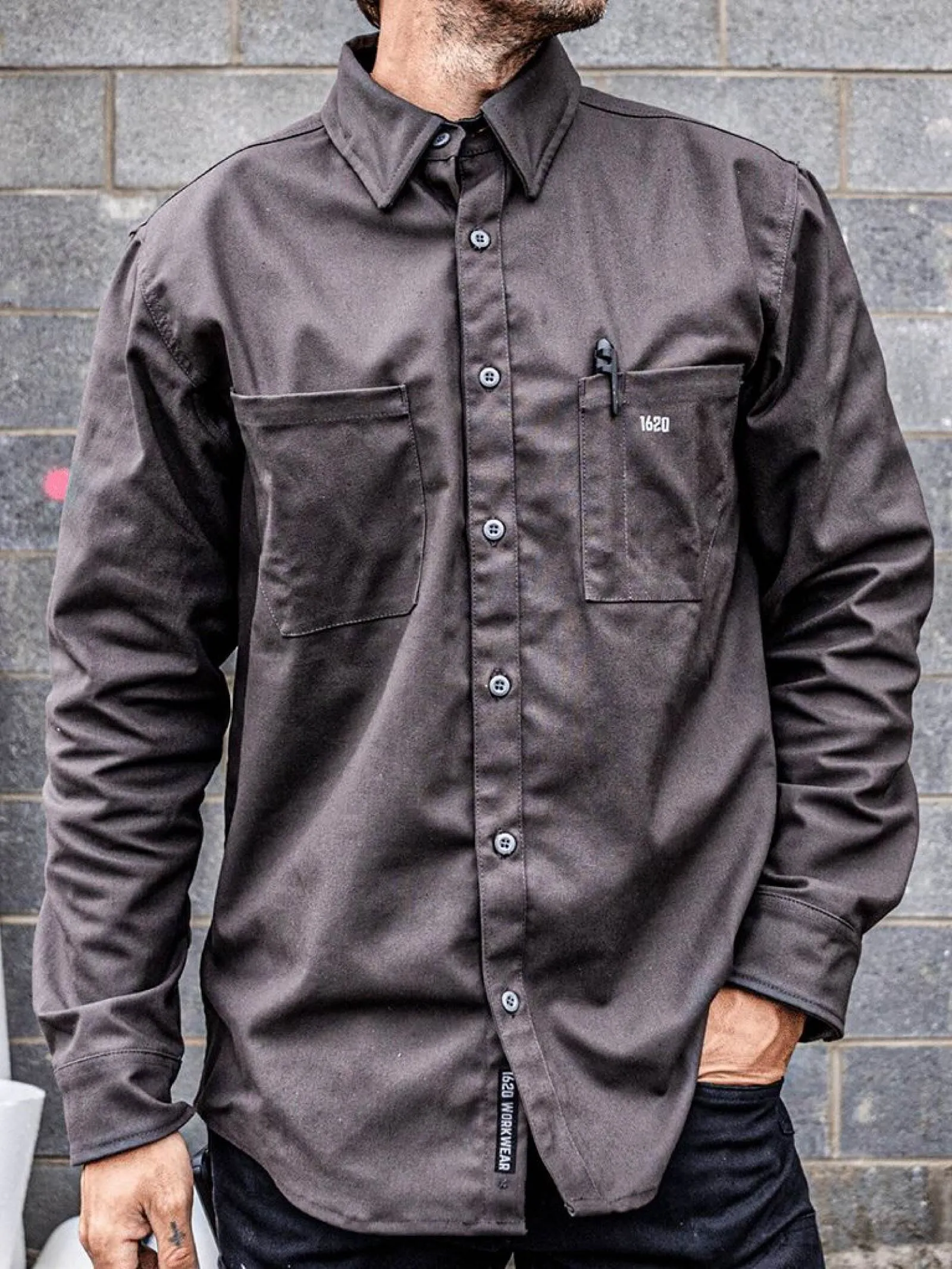 Button Down Work Shirt sold by 1620 Workwear product image thumbnail 3