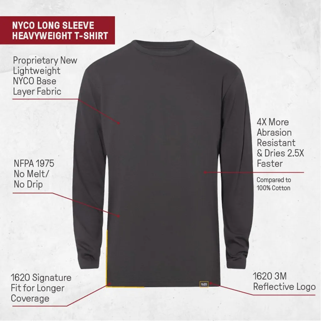 Heavyweight Long Sleeve - SECONDS - FINAL SALE sold by 1620 Workwear product image thumbnail 3