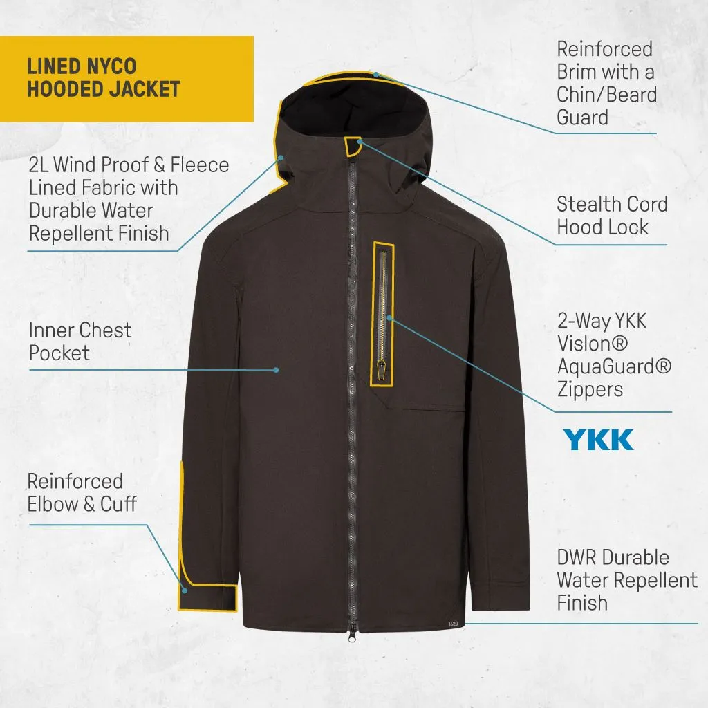 Lined NYCO Hooded Jacket sold by 1620 Workwear product image thumbnail 4