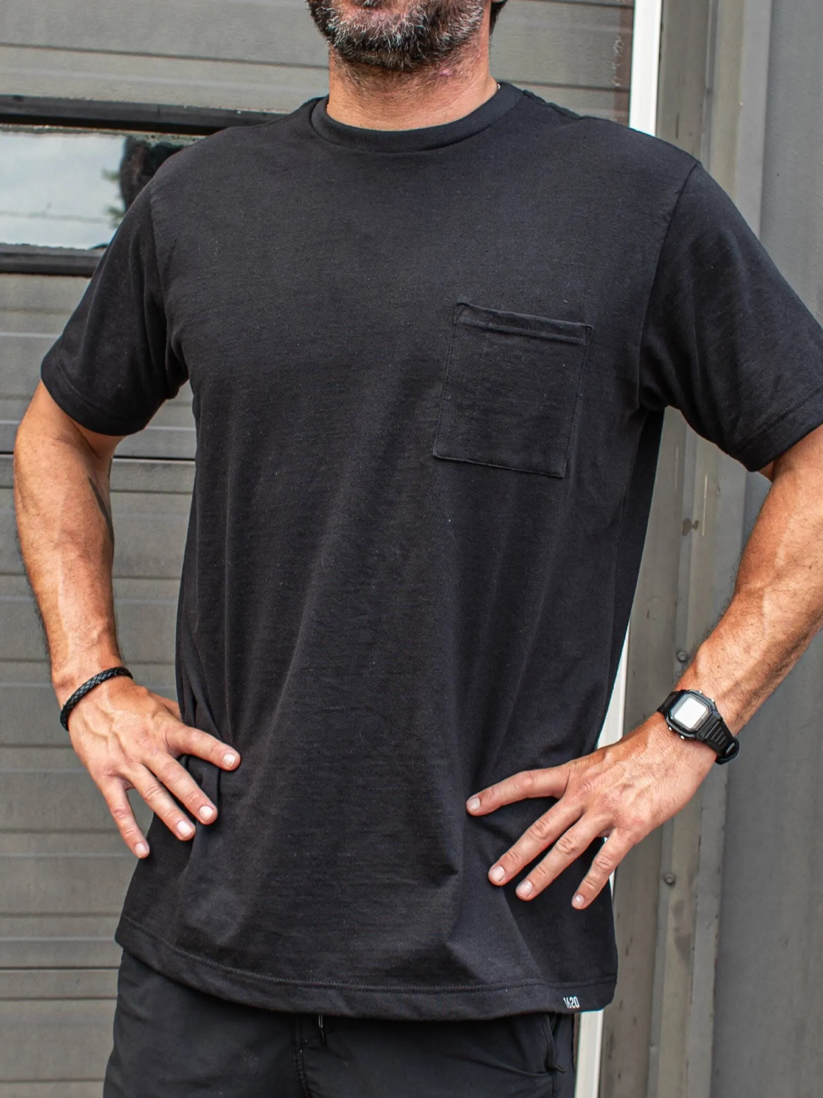 Heavyweight NYCO Pocket T-Shirt - SECONDS - FINAL SALE sold by 1620 Workwear product image thumbnail 2