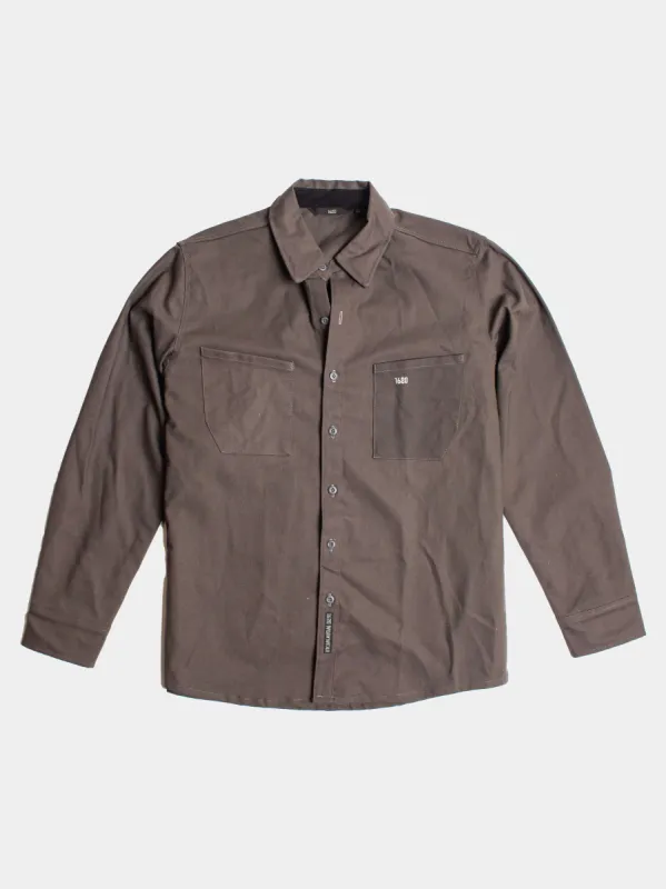 Button Down Work Shirt - Granite Large - FINAL SALE sold by 1620 Workwear