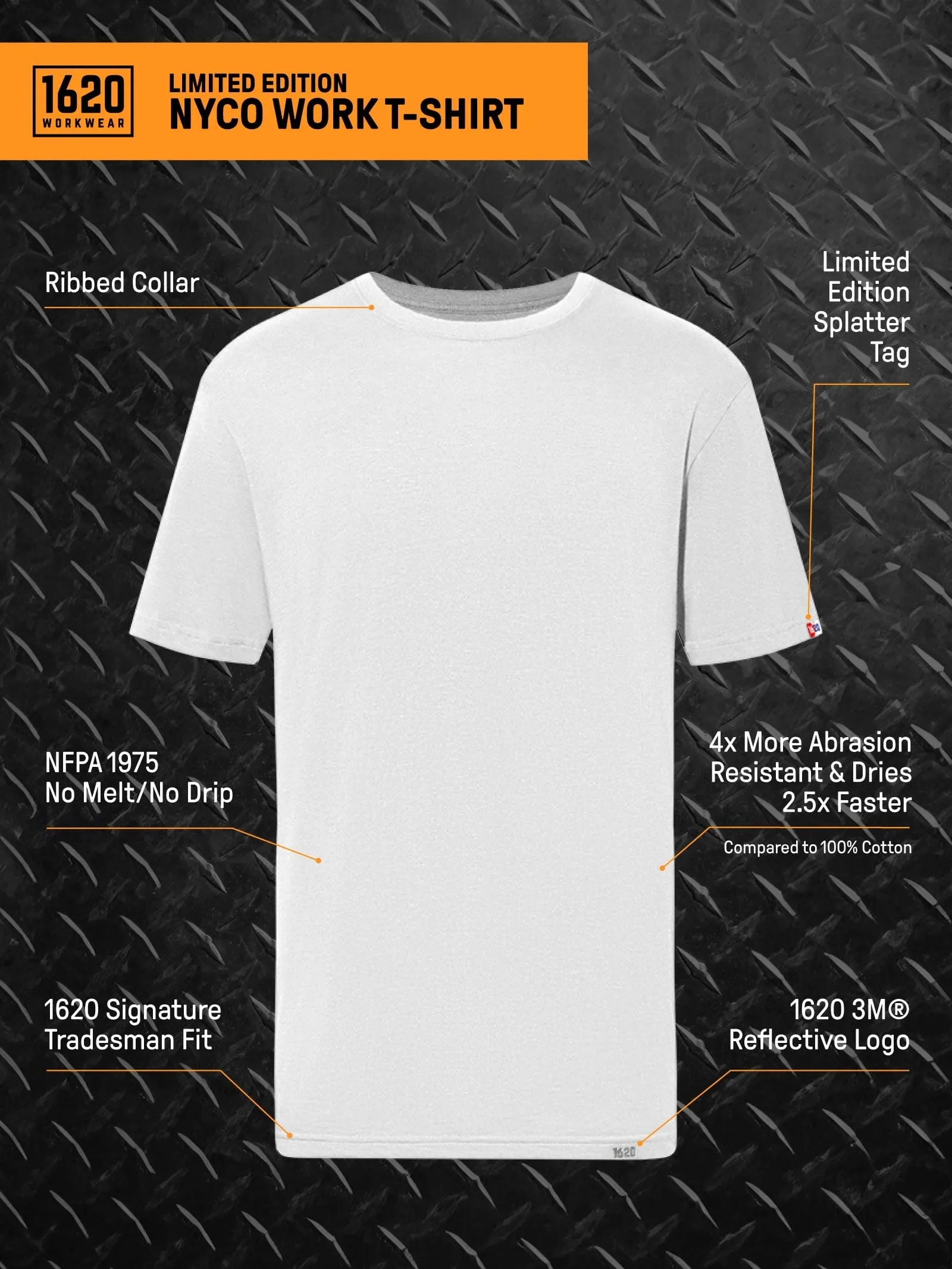 Limited Edition NYCO Work T-Shirt sold by 1620 Workwear product image thumbnail 4
