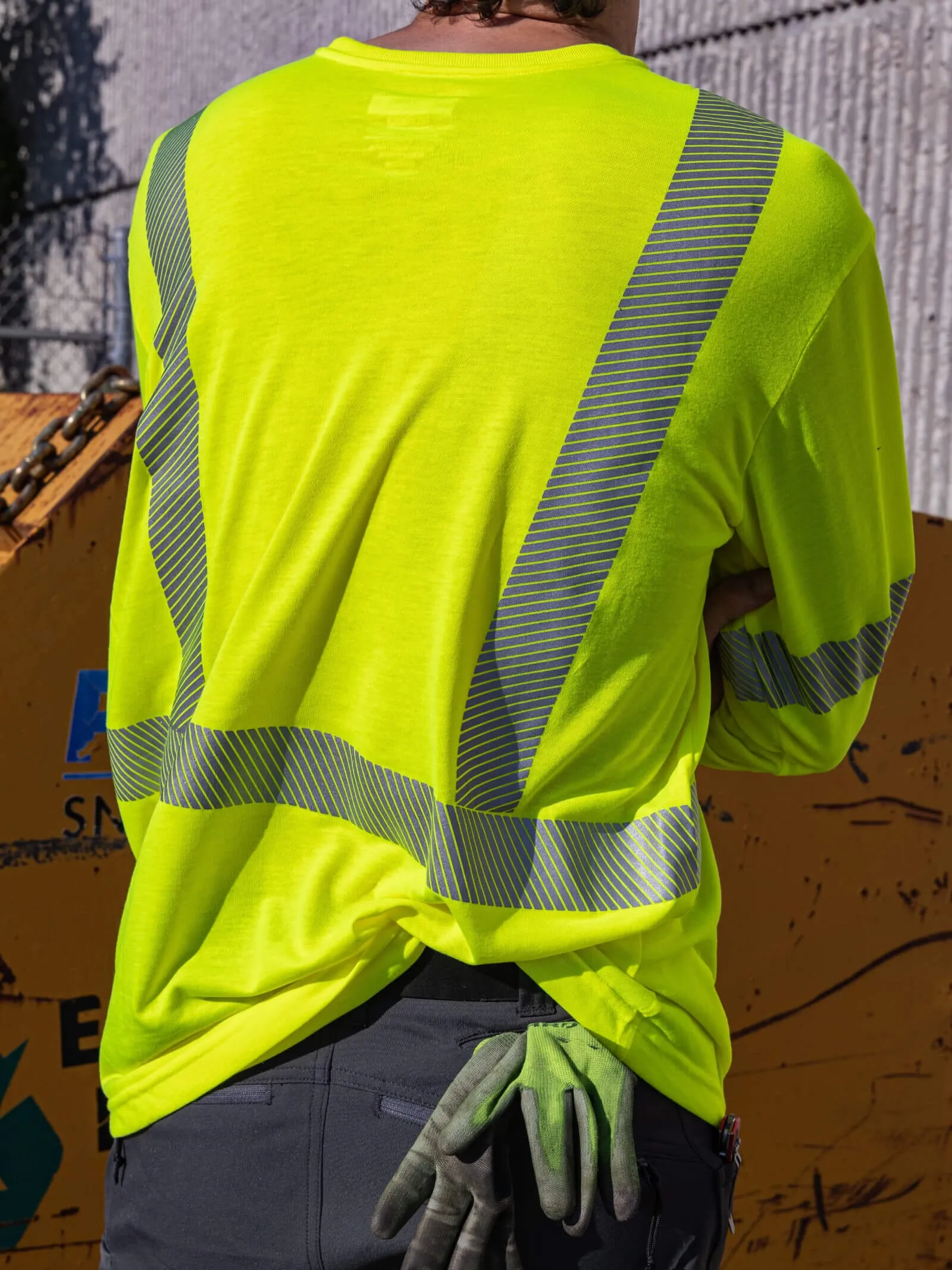 Hi Vis Long Sleeve T-Shirt sold by 1620 Workwear product image thumbnail 4
