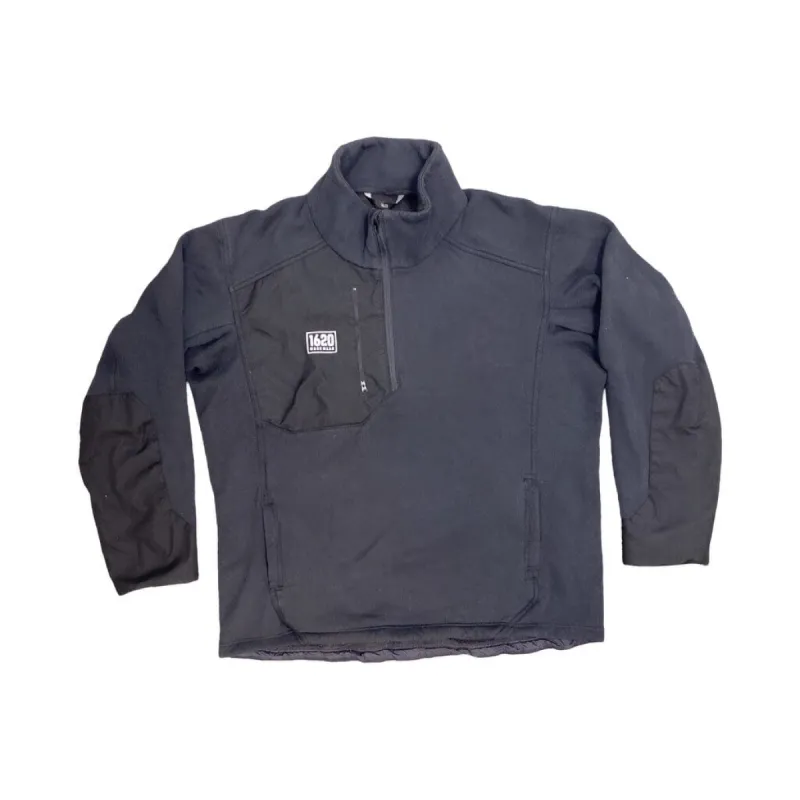 Quarter Zip - Black XXL - FINAL SALE sold by 1620 Workwear