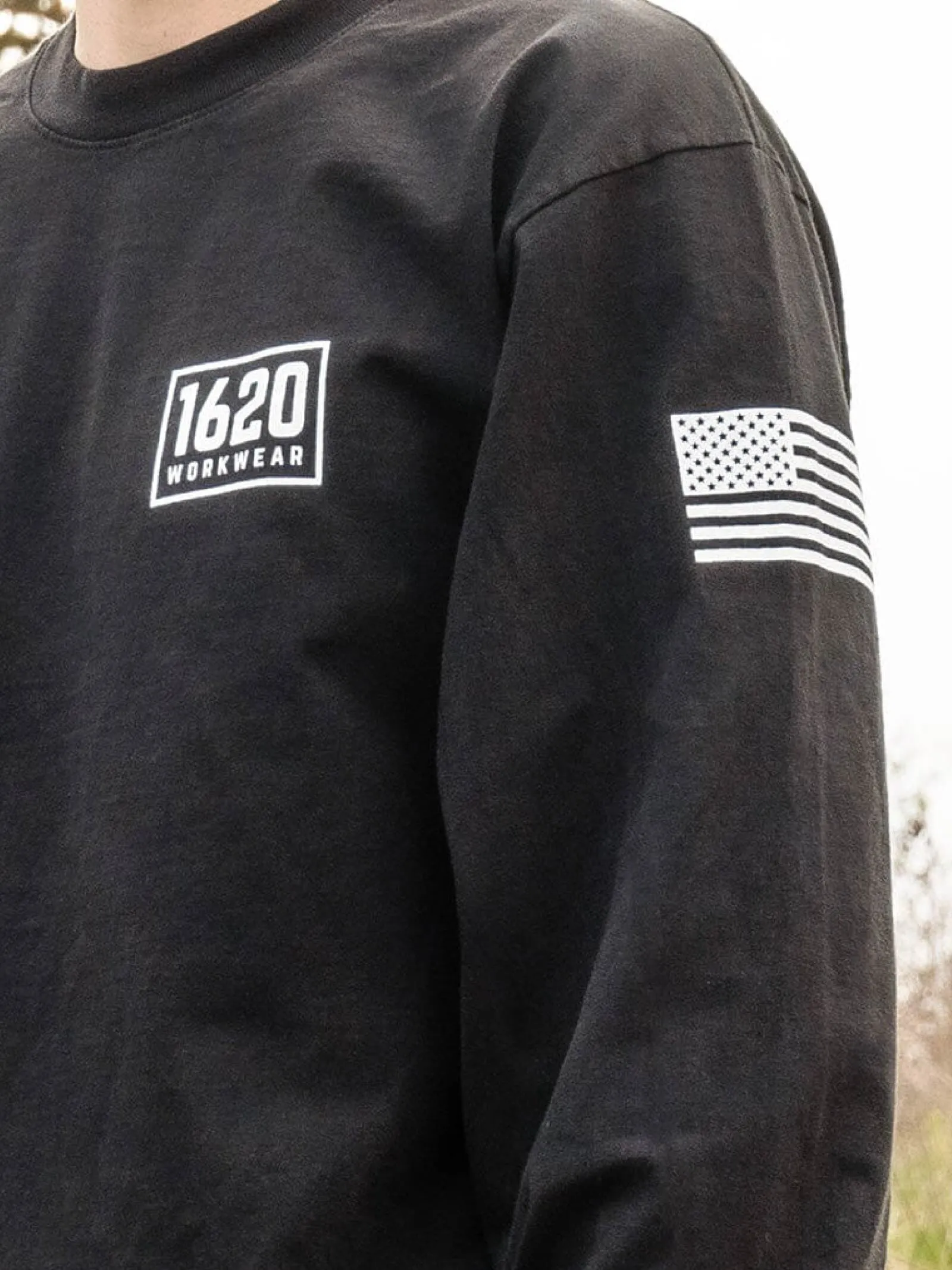 Long Sleeve Graphic T-Shirt sold by 1620 Workwear product image thumbnail 3