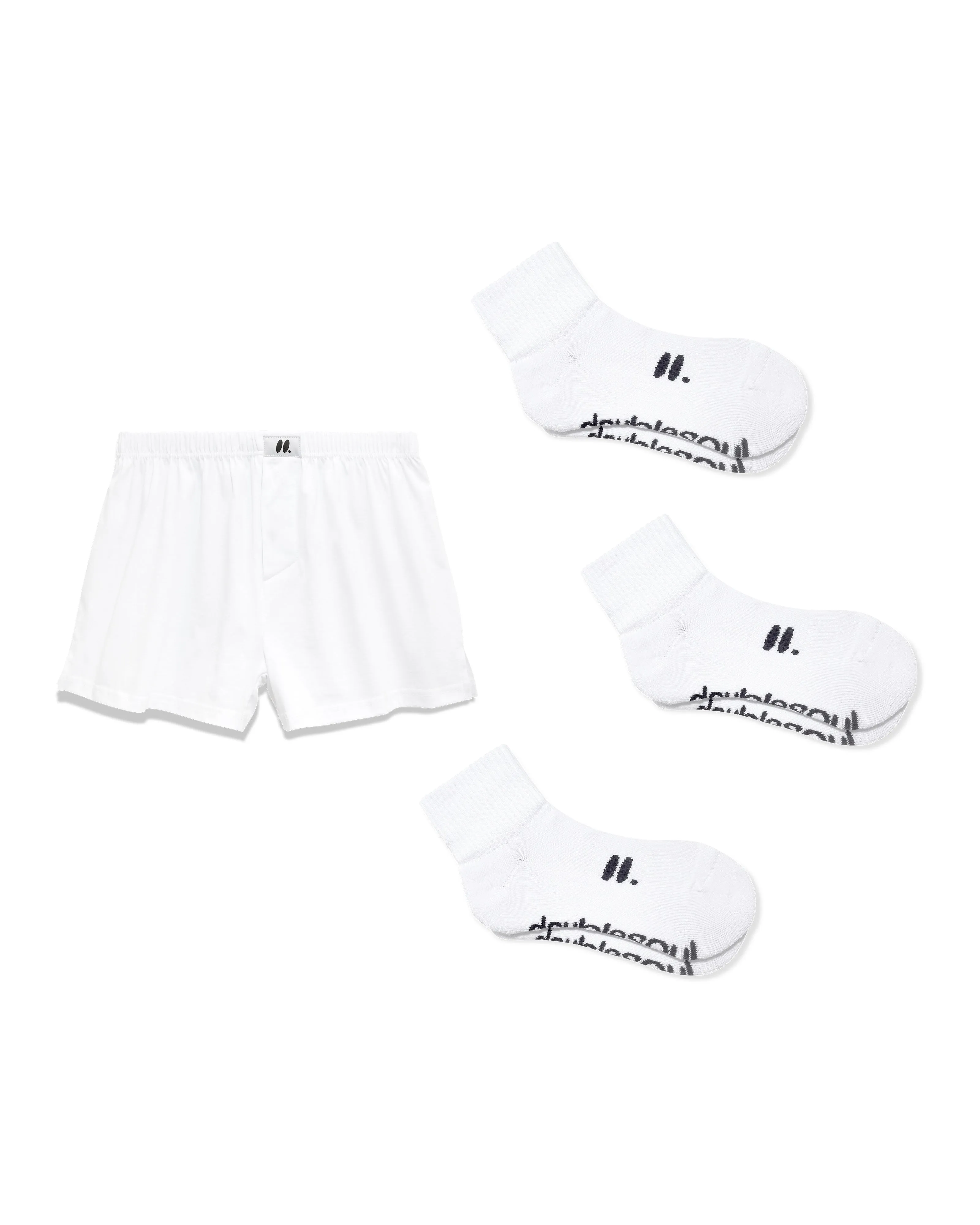 Quarter Socks & Boxers Mixed 4 Pack sold by doublesoul