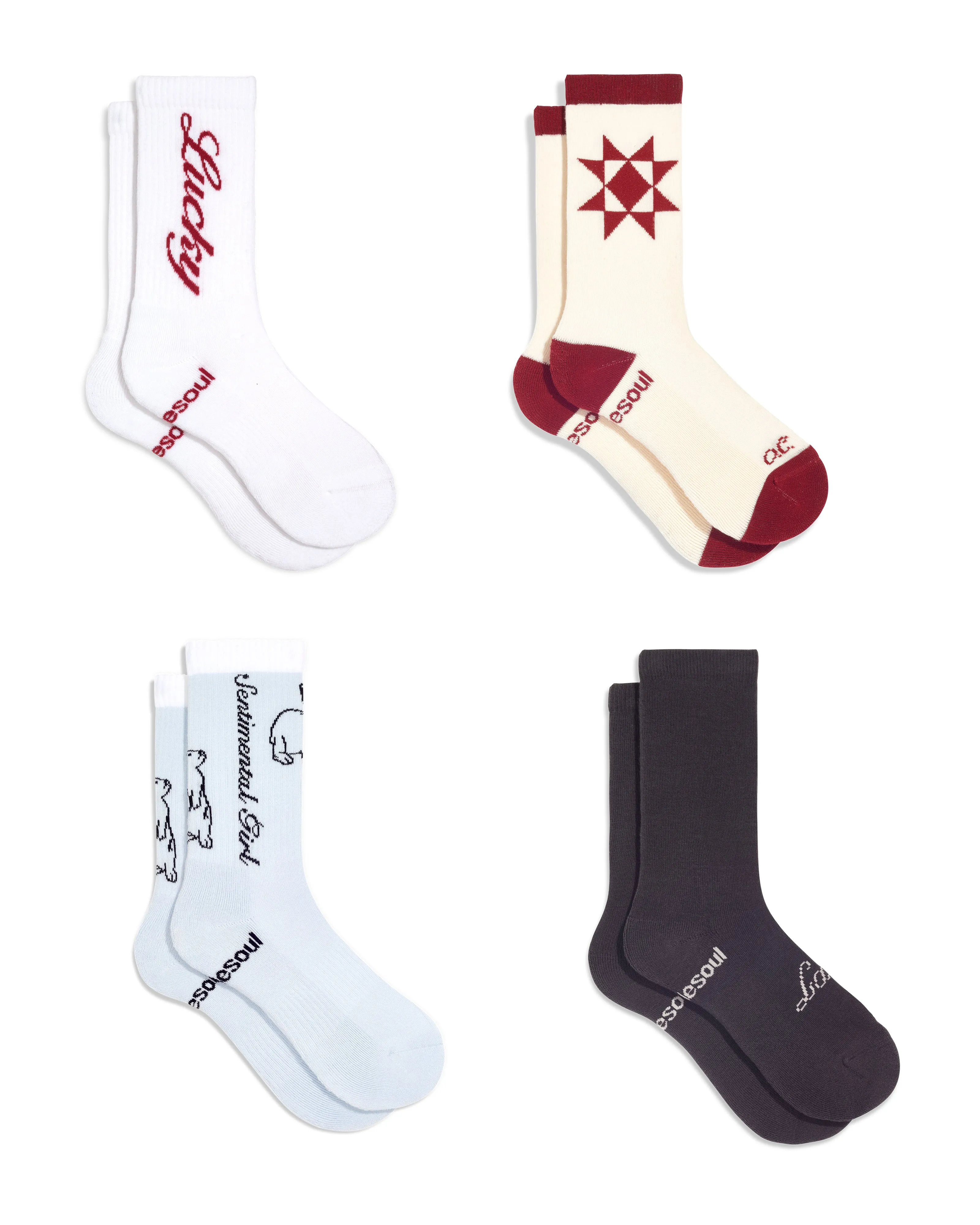 Collab Collectors High Sock 4 Pack sold by doublesoul