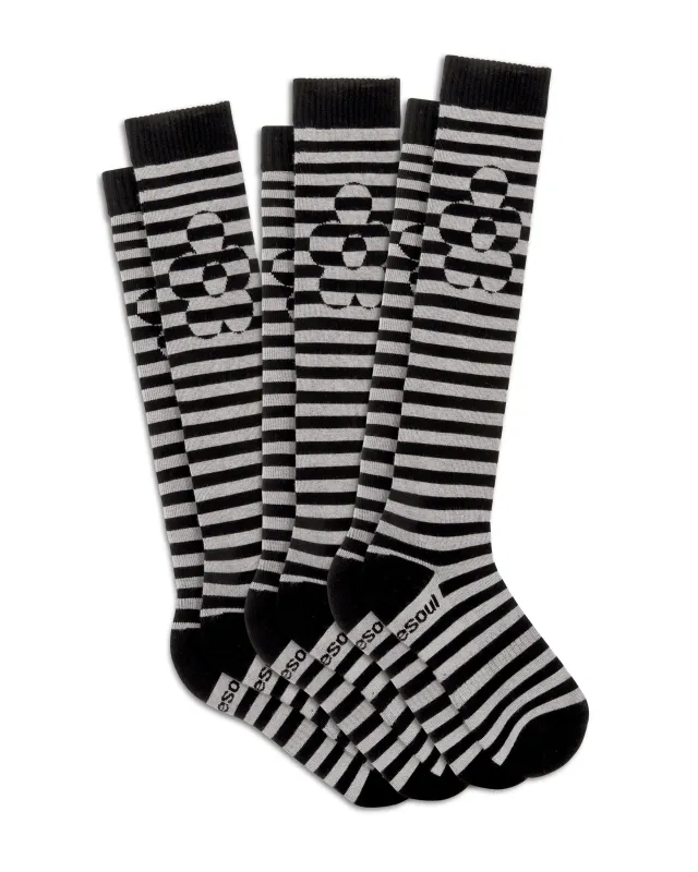 Ella Ultrahigh Sock 3 Pack Solid sold by doublesoul