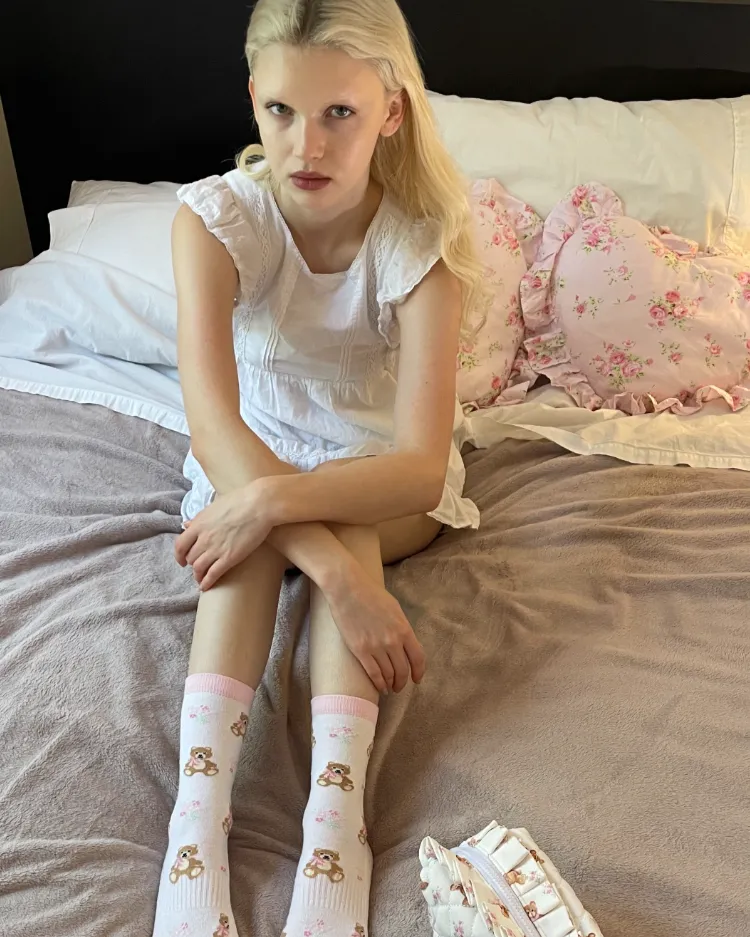 Sweetly High Sock 3 Pack Solid sold by doublesoul product image thumbnail 2