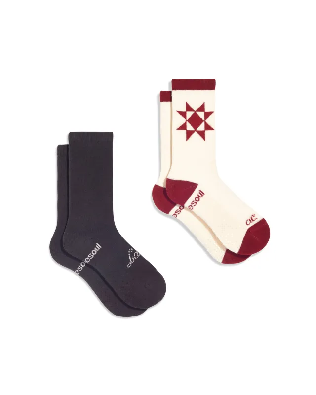 Orion High Sock 2 Pack Mixed sold by doublesoul