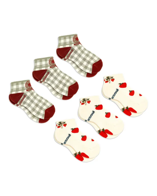 Taylor Quarter Sock 6 Pack sold by doublesoul