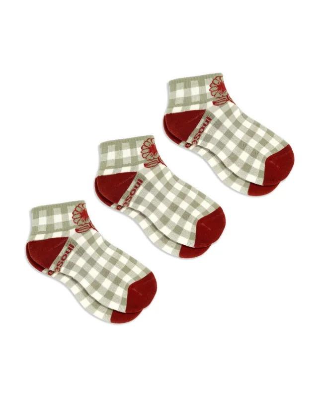 Taylor Quarter Sock 3 Pack Solid sold by doublesoul