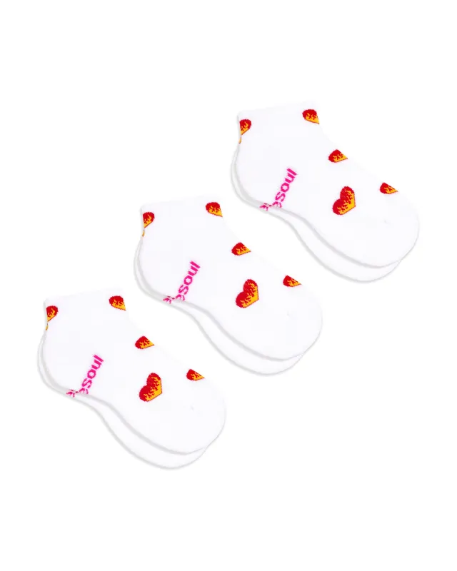 Beanie Quarter Sock 3 Pack Solid sold by doublesoul