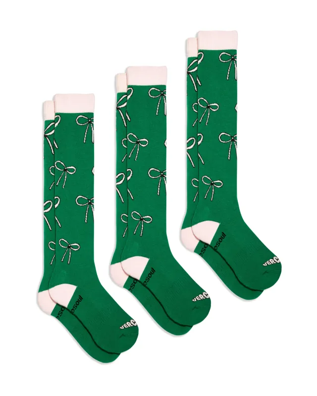 Verconiik Ultrahigh Sock 3 Pack  Solid sold by doublesoul