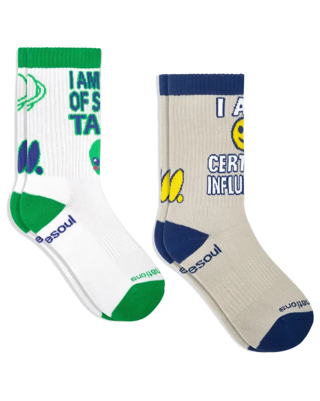 Afffirmations CEO High Sock 2 Pack sold by doublesoul