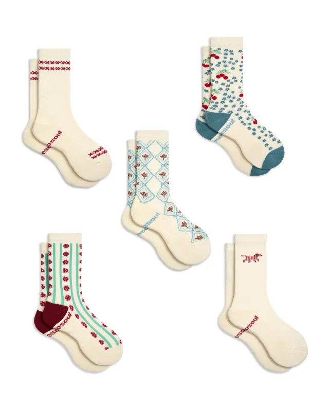 Pattern High Sock 6 Pack Mixed sold by doublesoul