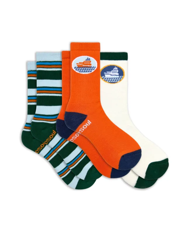 Pete Davidson High Sock 3 Pack Mixed sold by doublesoul