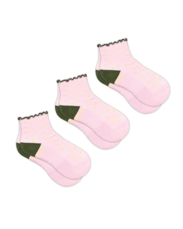 Kennedy Walsh Quarter Sock 3 Pack Solid sold by doublesoul