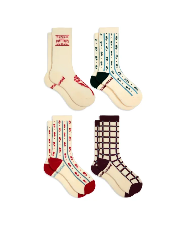 Bekah High Sock 4 Pack Favorites sold by doublesoul