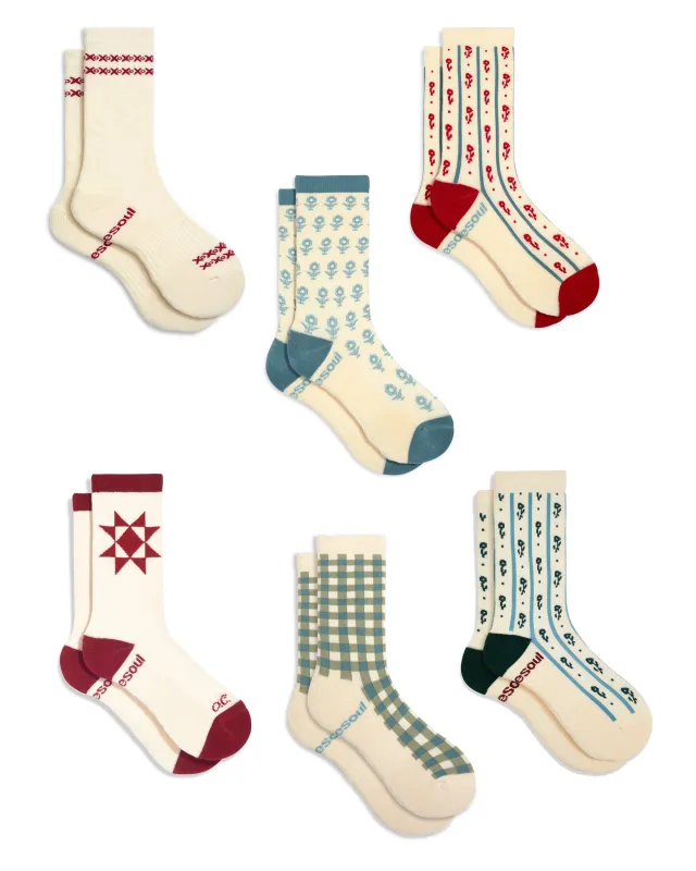 Cottage High Sock 6 Pack sold by doublesoul